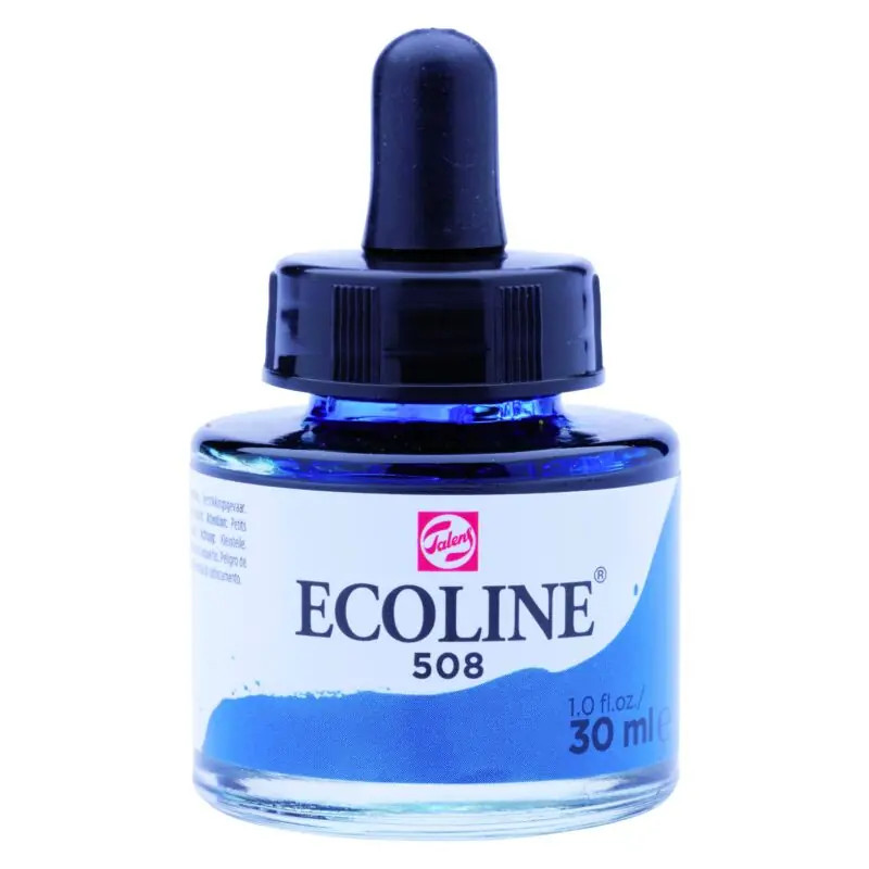 Actieprijs Ecoline Vloeibare Waterverf Fles 30 ml Pruisischblauw 508