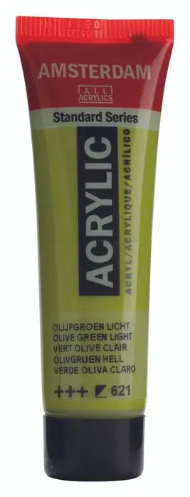 Aanbieding Amsterdam acryl 621 olijfgroen licht 20 ml