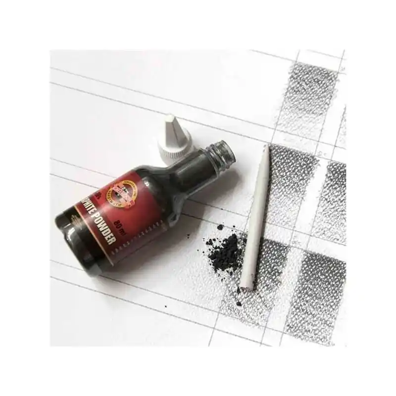 9756 grafietpoeder van Koh-I-Noor - 80 ml Wereldwijde Verzending