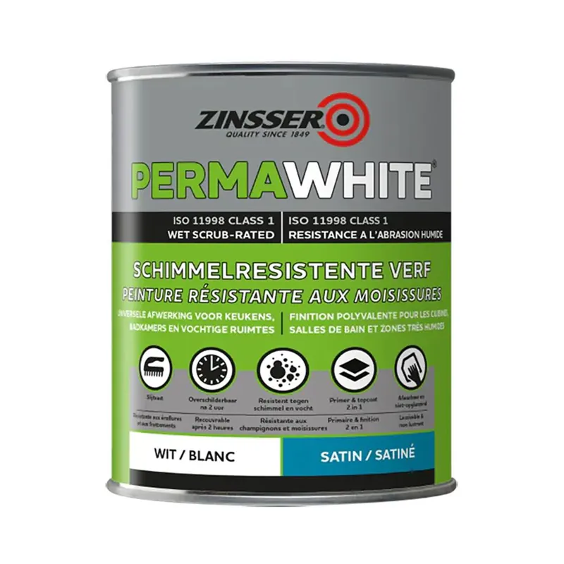 Zinsser Perma-White Satin Authentiek