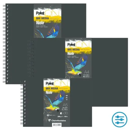 Nu Kopen Paint On mixed media notebook ringband