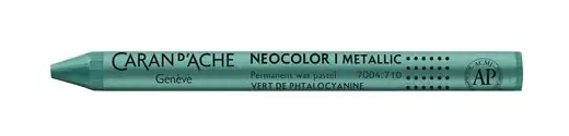 Aanbieding Caran d'Ache Neocolor I - 710 metallic phthalocyanine green