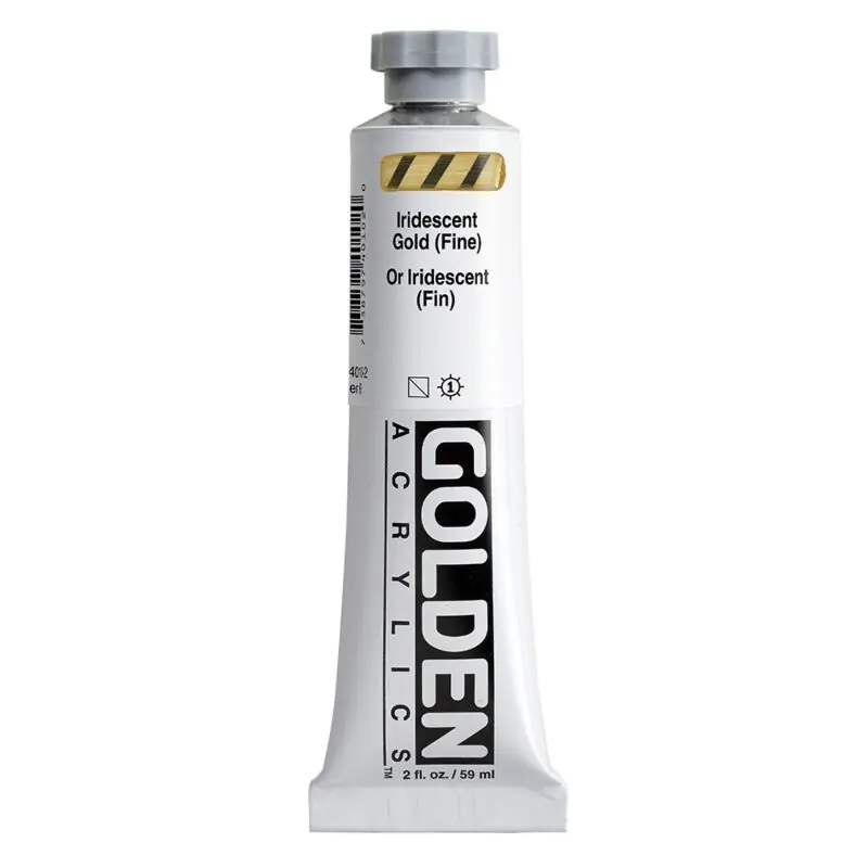 Goedkoop Golden Heavy Body - acrylverf - tube 60ml - serie 6 - Iridescent Gold (fine)