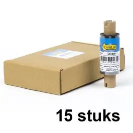 123inkt huismerk vervangt Aanbieding: 15x Zebra 5095 hars ribbon (05095GS06407) 64 mm x 74 m Dagaanbieding